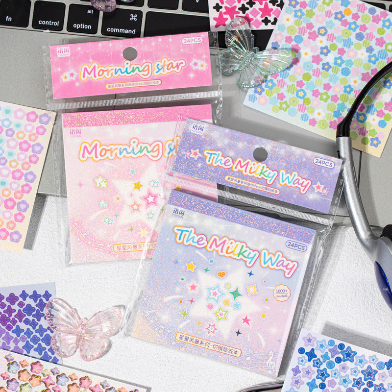 0306 Star Storm Series Sticker book -24Pcs each pack