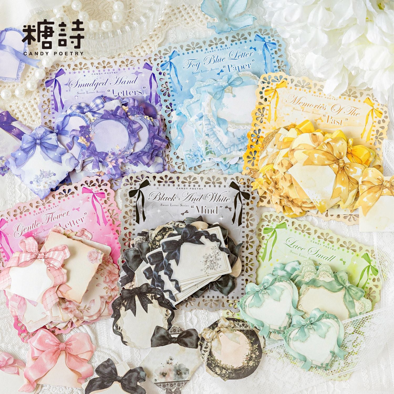 0512 Sweet Letter Series Solid Sticker -30Pcs each pack