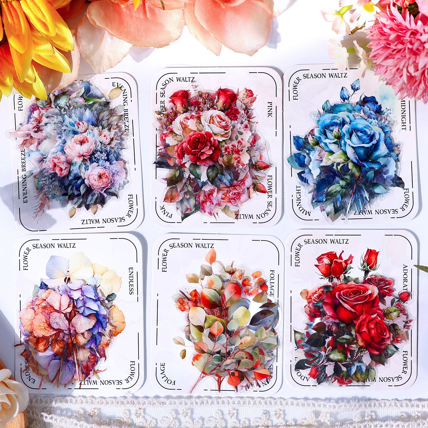 0329 Plant fairy Series PET Sticker -20Pcs each pack