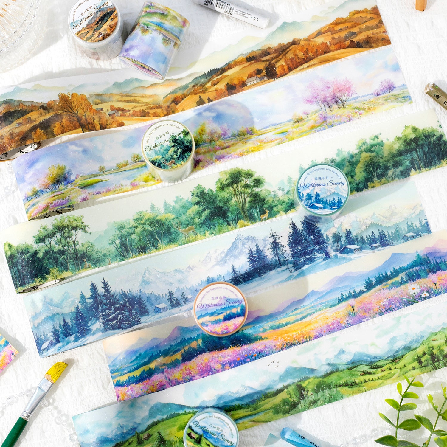 0215 Wilderness Sceneiy series PET tape -5CM*2M