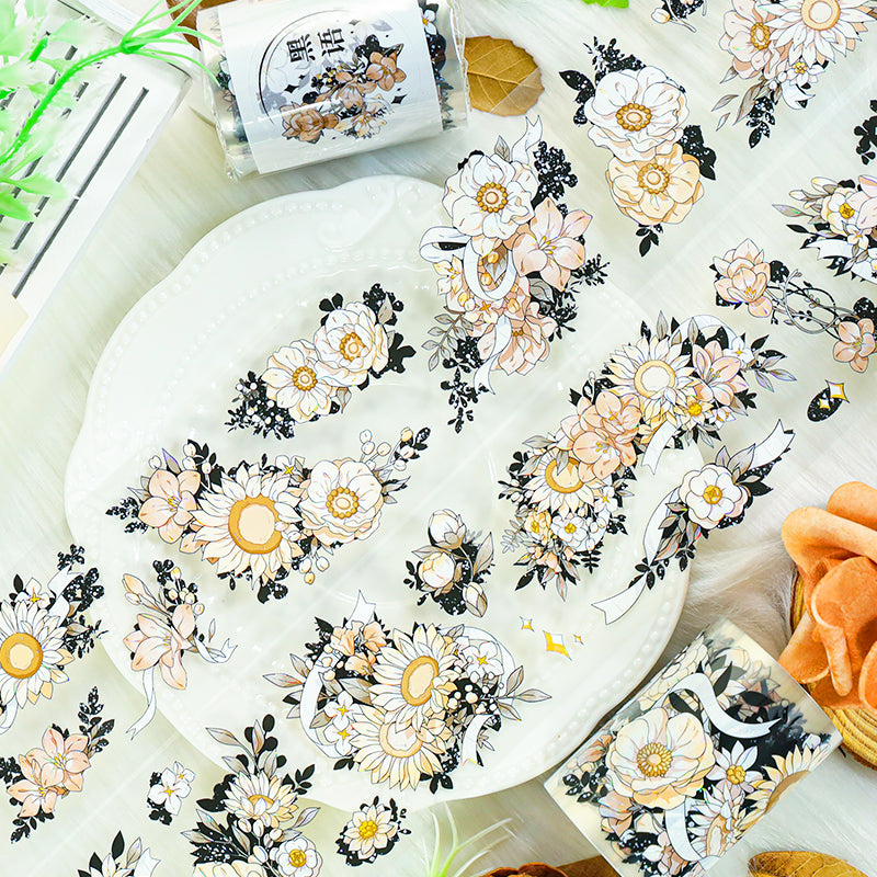 0804 T-343 Flower PET tape -6cm*2m