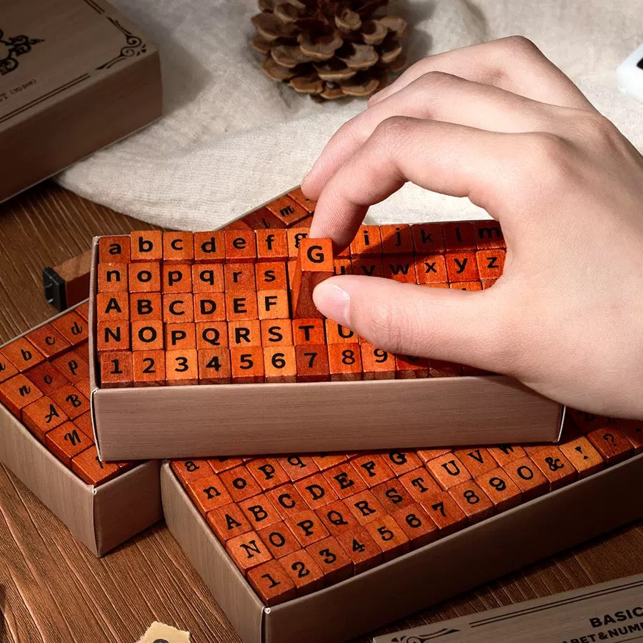 Wooden Letter stamp