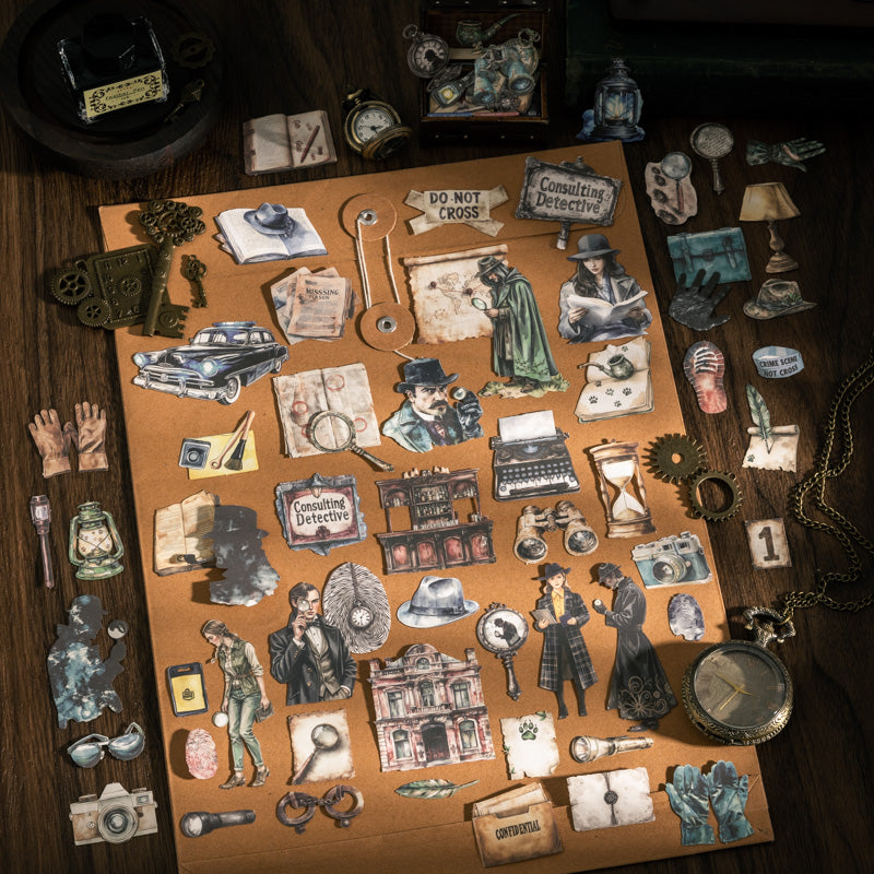0823 Charlie detective agency Solid Sticker -20Pcs each pack