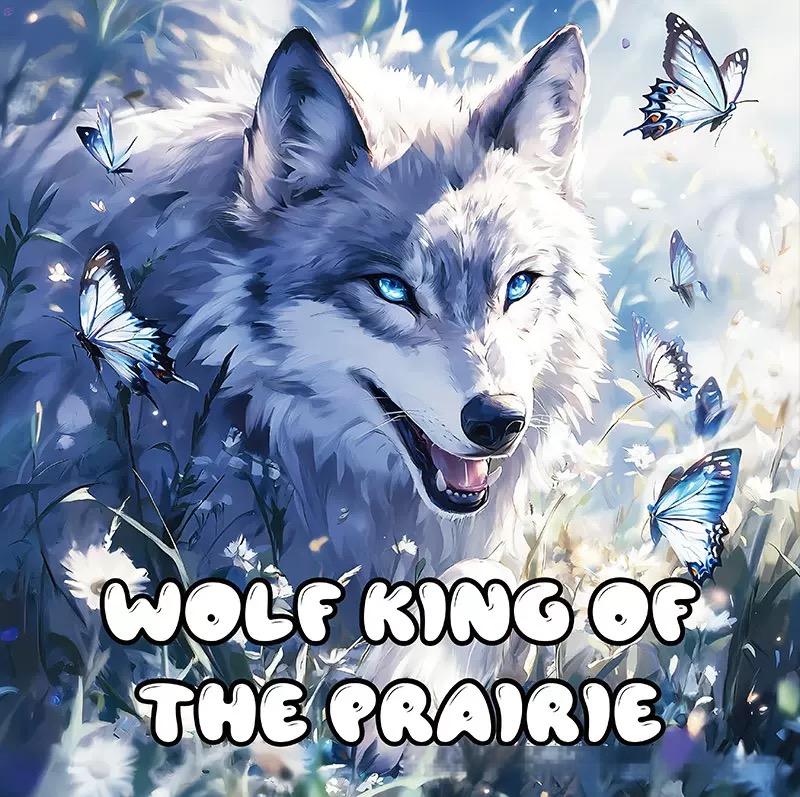 0531 Wolf King of theprairie coloring book