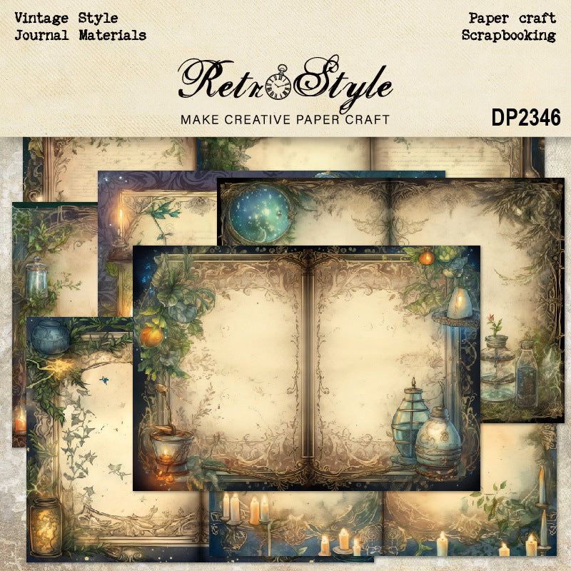 A5 magic background paper DP2346 -8Pcs each pack – Goodiesforsoul