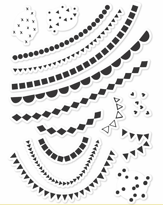 1010 Ribbons Clear Stamp 11cm*16cm