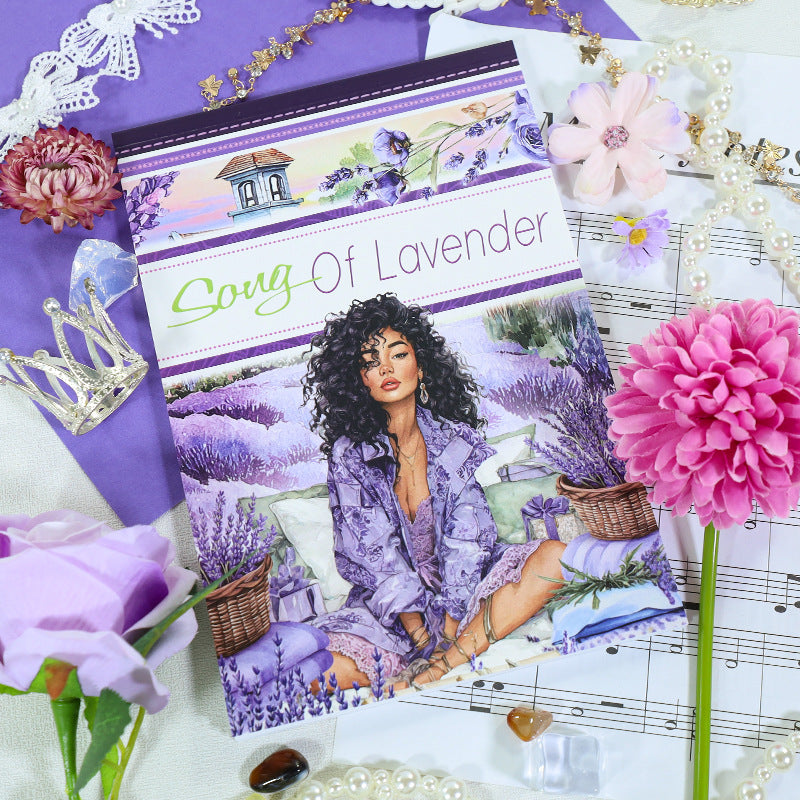 S-1165 Song of lavender Sticker Book -20Pcs each pack