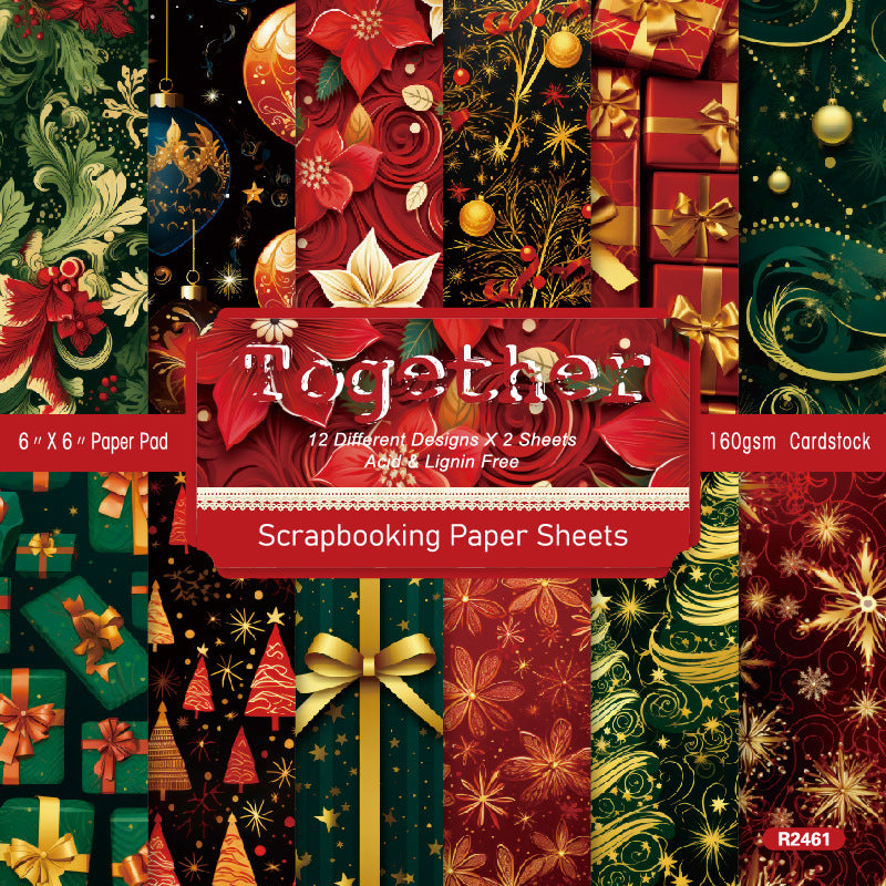 1004 Together background paper R2461 -24Pcs each pack