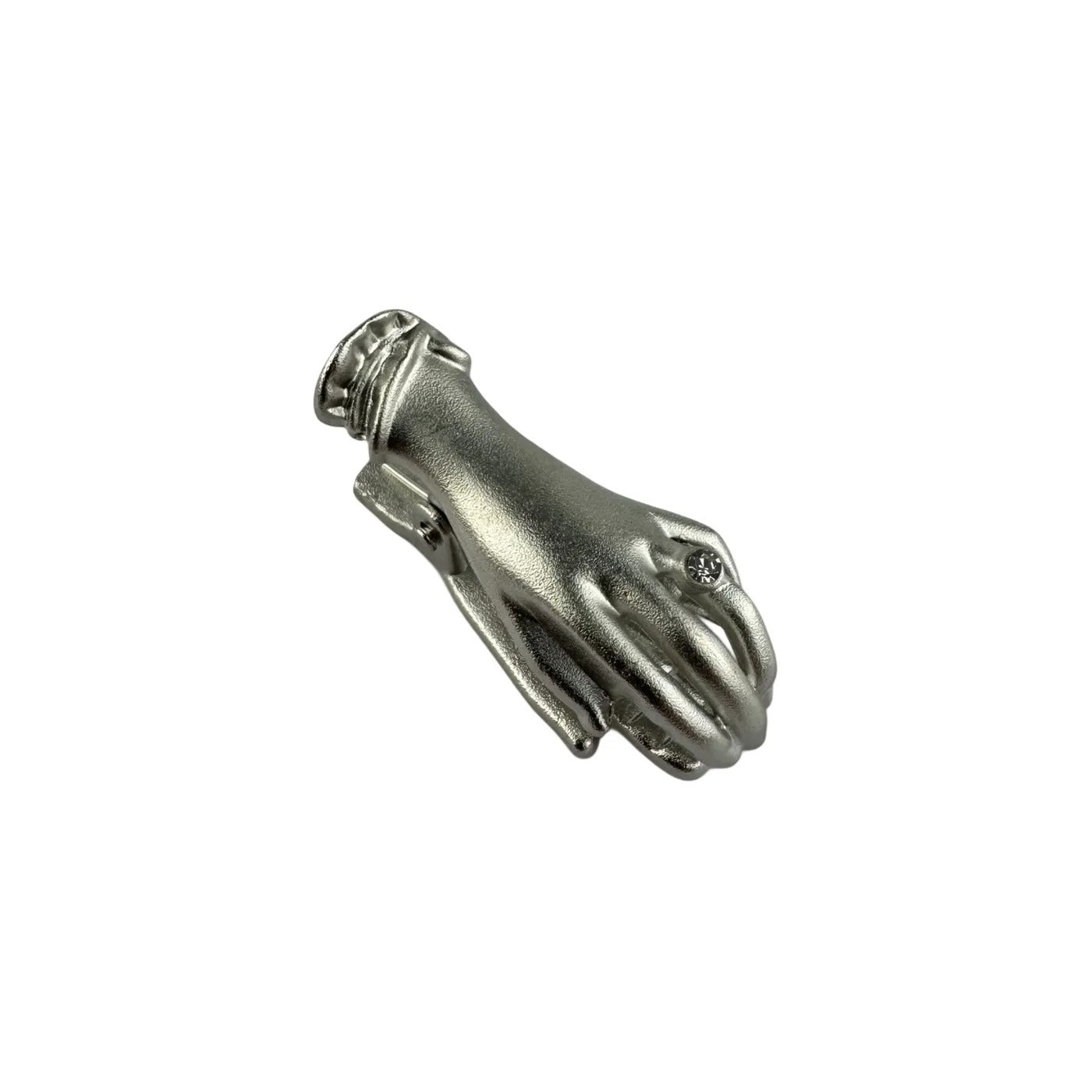 A-23- Frosted Silver Hand clip