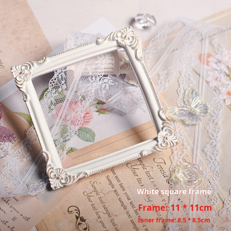 0822 Imitation carved props resin photo frame