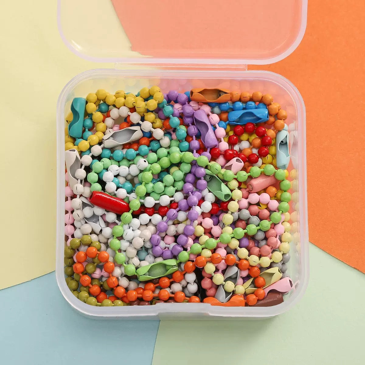 Mixed-Color Beaded Chain