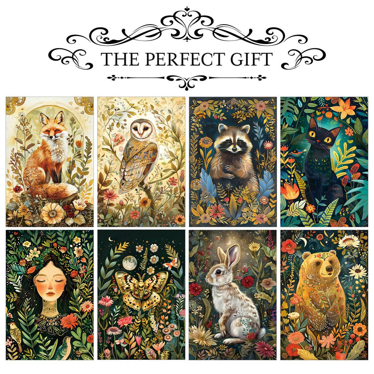 0407 Forest Paper -12Pcs each pack