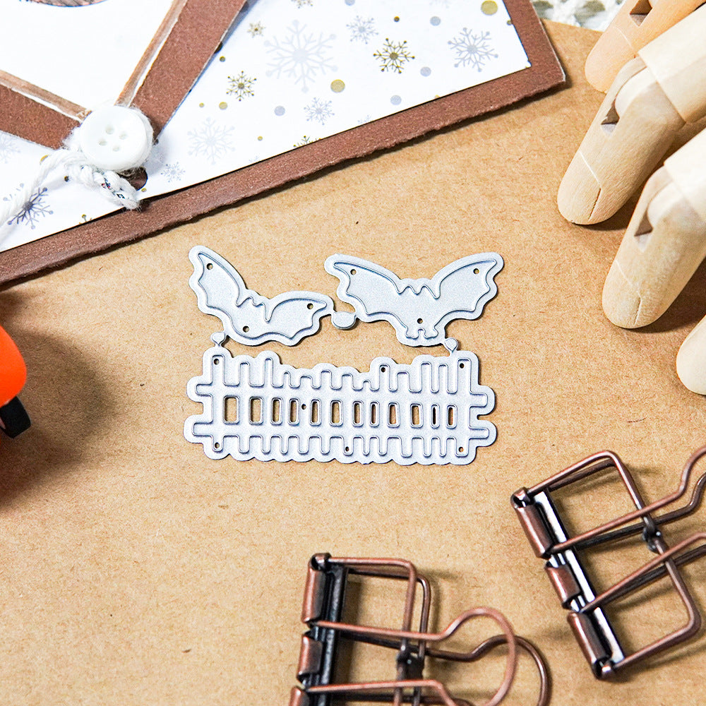 0906 Halloween Bat Fence metal cutting dies cut