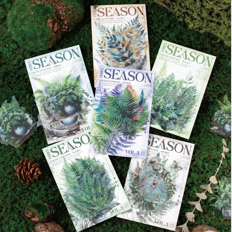 0227 Fern season Series Stickers -20Pcs each pack