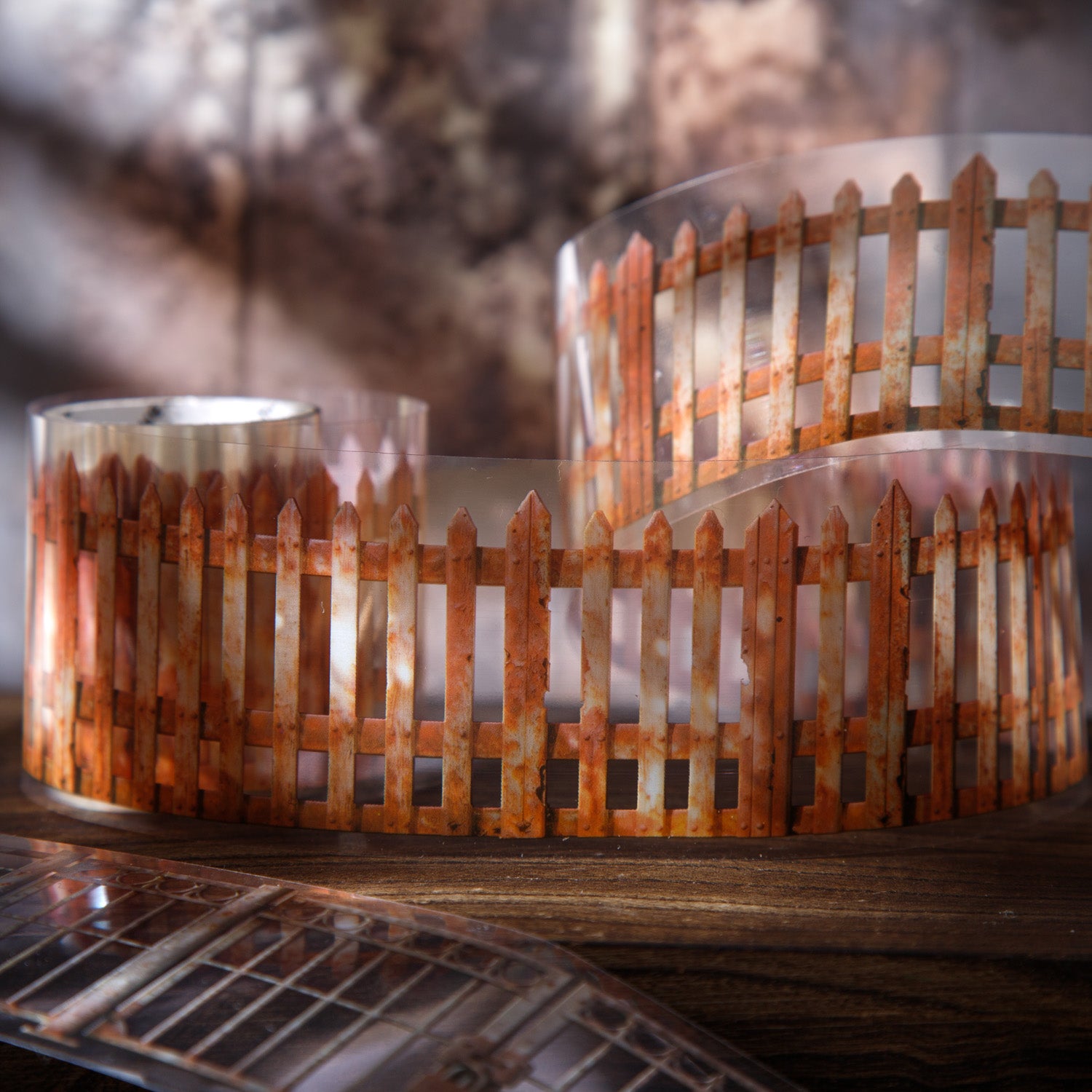 1127 Rusty fence PET Tape -5cm*2m