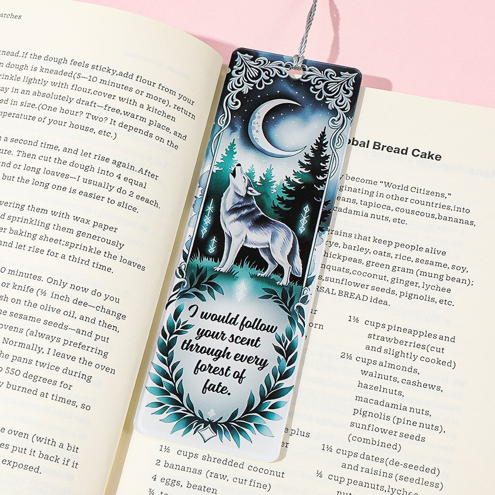 1215 Fantasy animals Acrylic bookmark