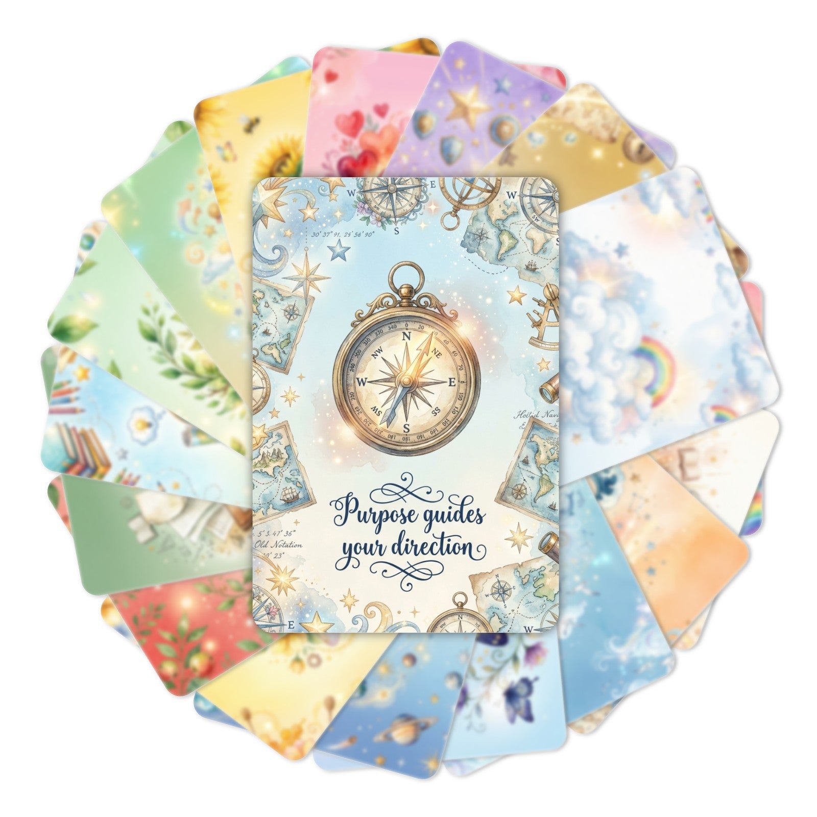 260522 Inspirational Text Cardstock 18pcs 2.36*3.5 inch