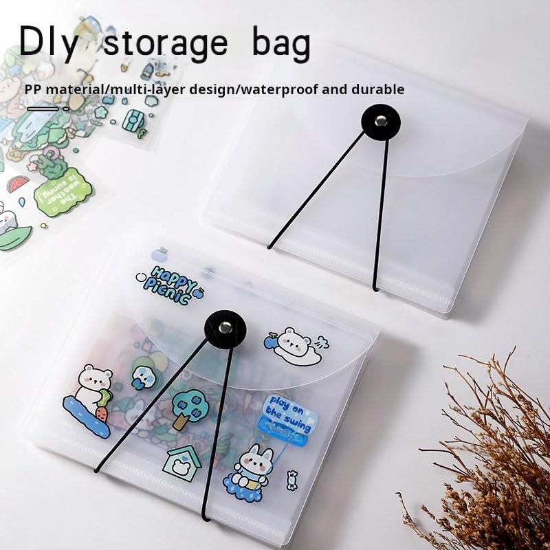 0802 A6 Telescopic storage bag *Stickers not included – Goodiesforsoul