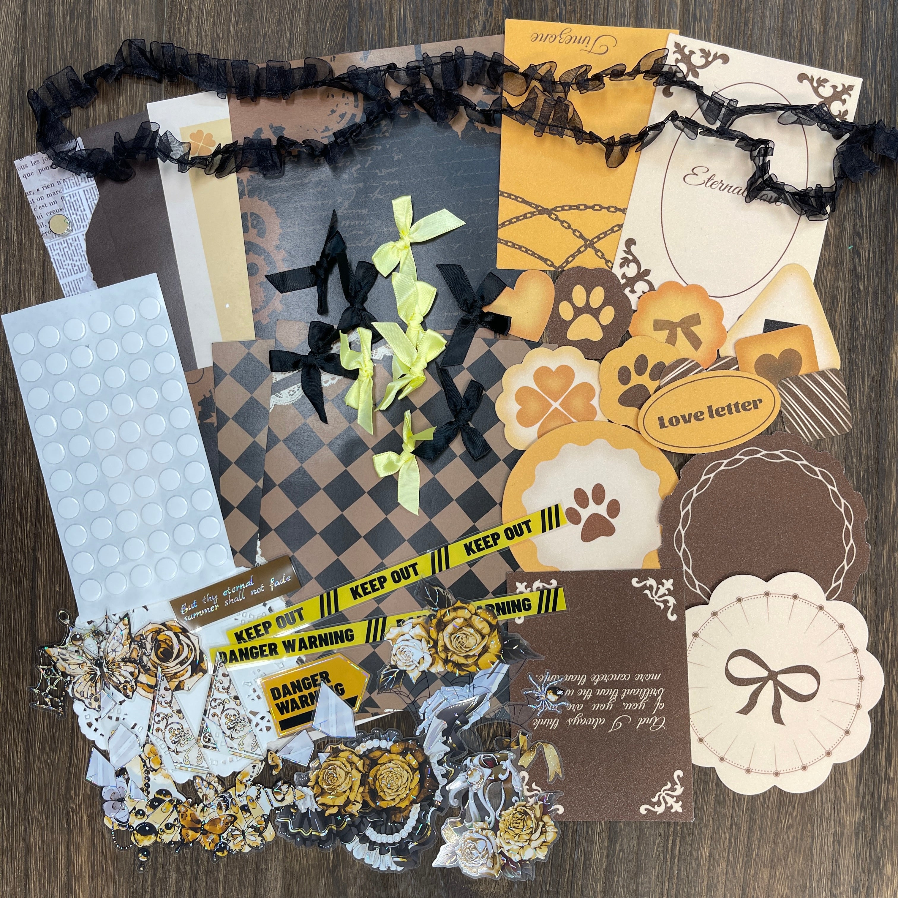 260131 Chapter of the Fading Day Mixed pack journaling ephemera -51Pcs each pack