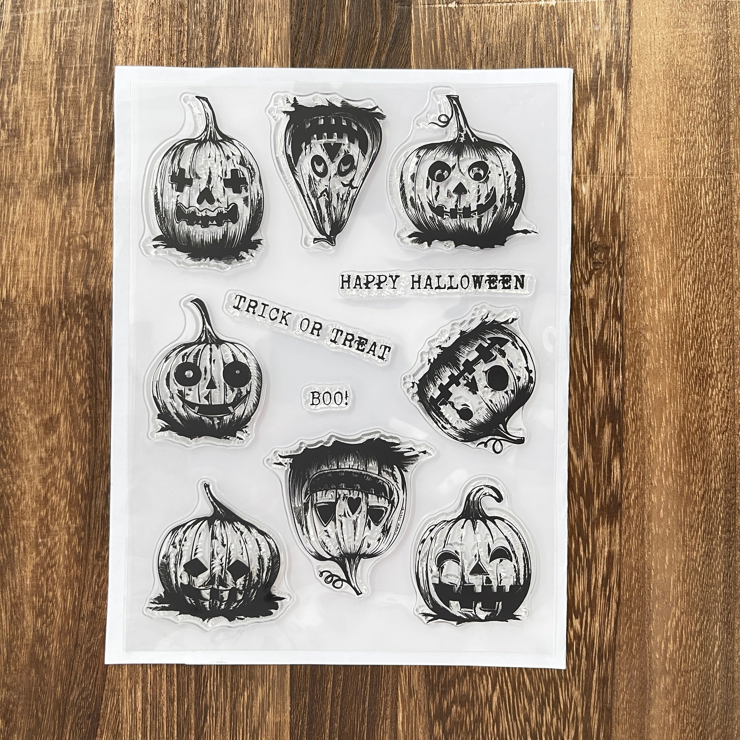 0907 Halloween pumpkin Clear Stamp 15cm*20cm