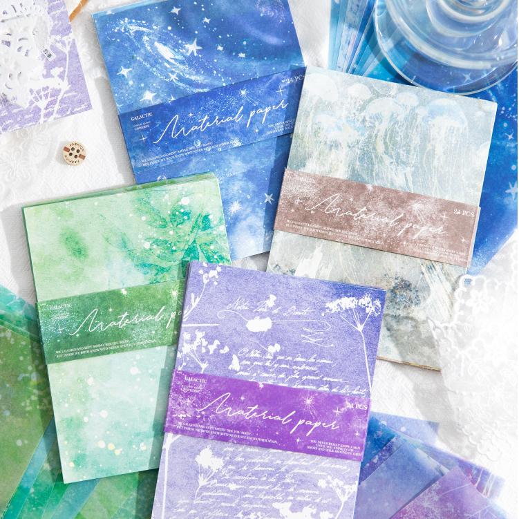 0306 The Colors of the World Series Paper -24Pcs each pack