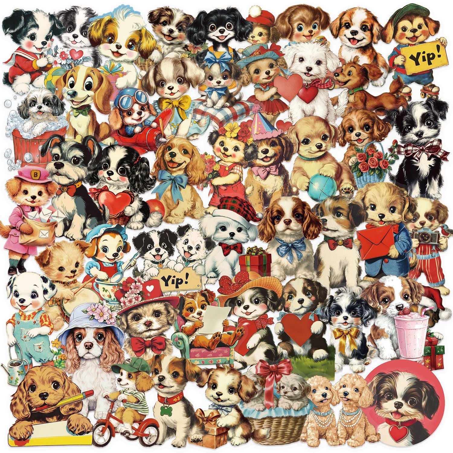 0628 50 Puppy PET sticker