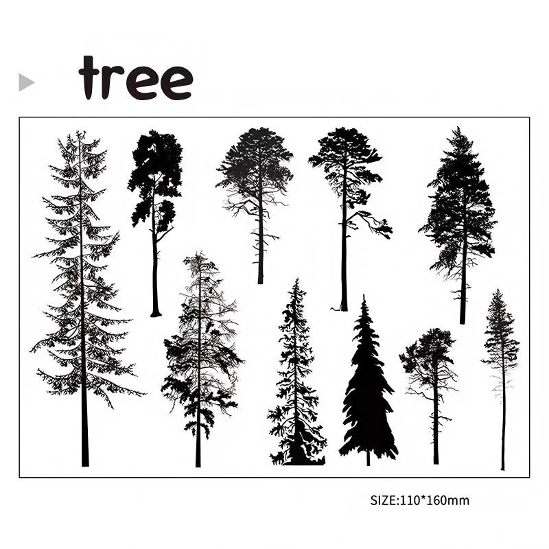 1007 Tree Clear Stamp 11cm*16cm
