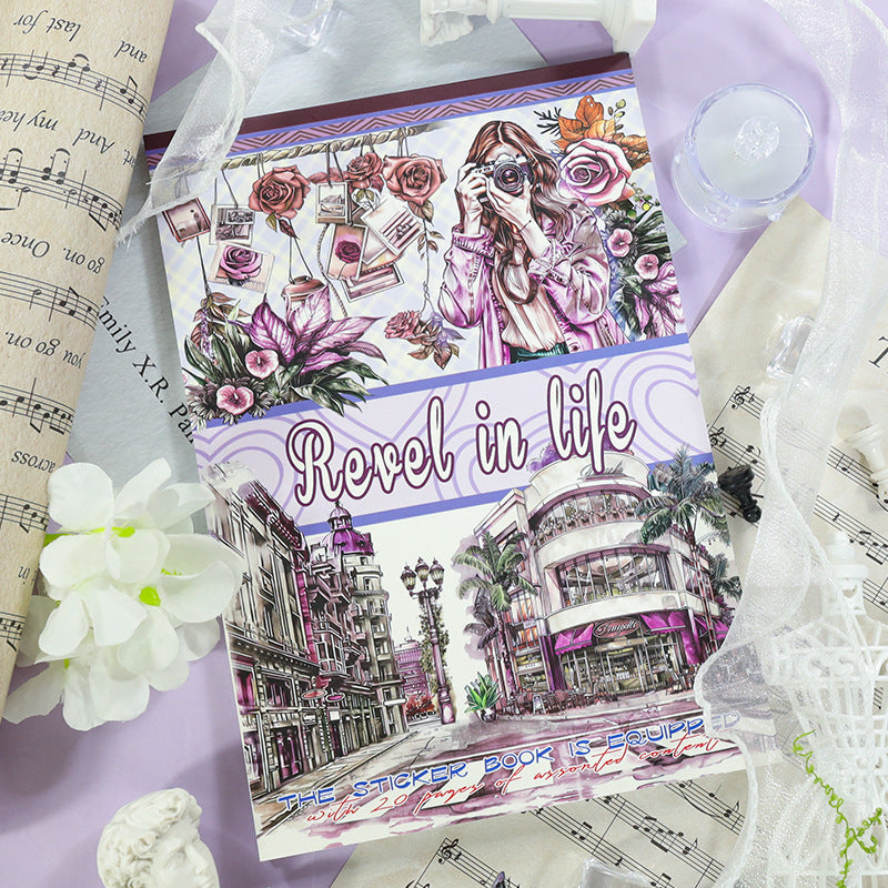 S-572- Revel in life Sticker Book -20Pcs each pack