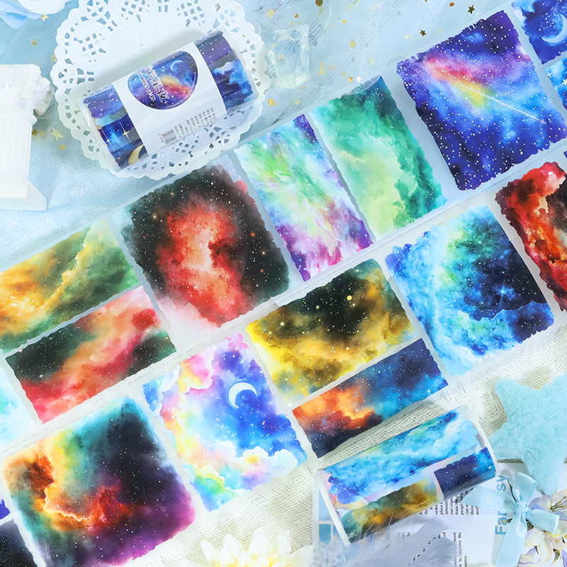 260114 T-499 Brilliant Starry Night Tape -8cm*2m