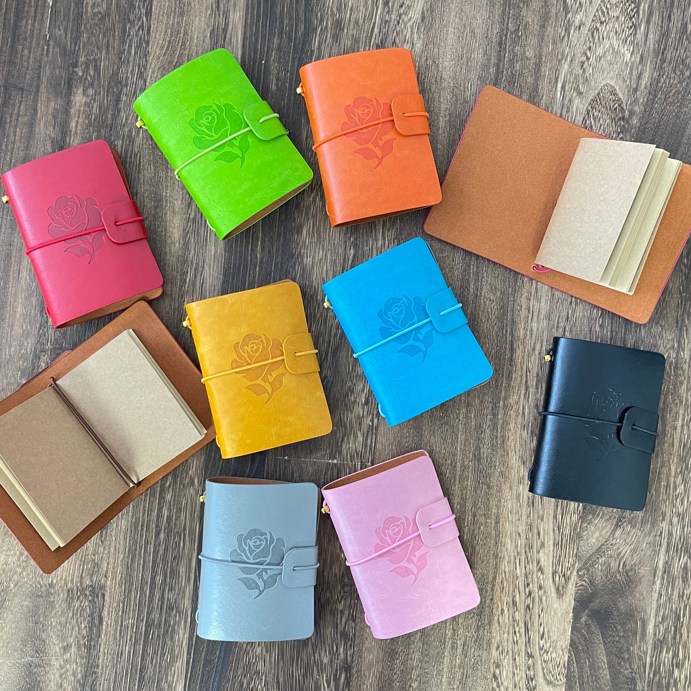 Embossed Rose Small Notebook