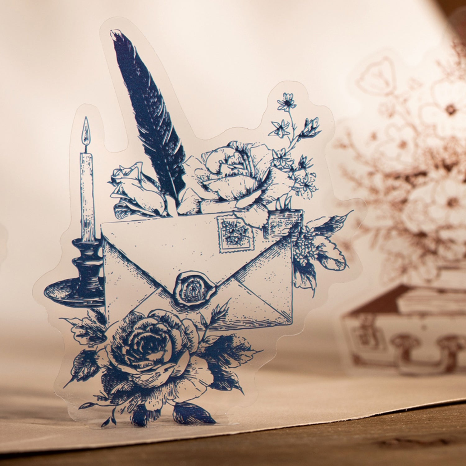 1126 Vintage PET sticker -20Pcs each pack