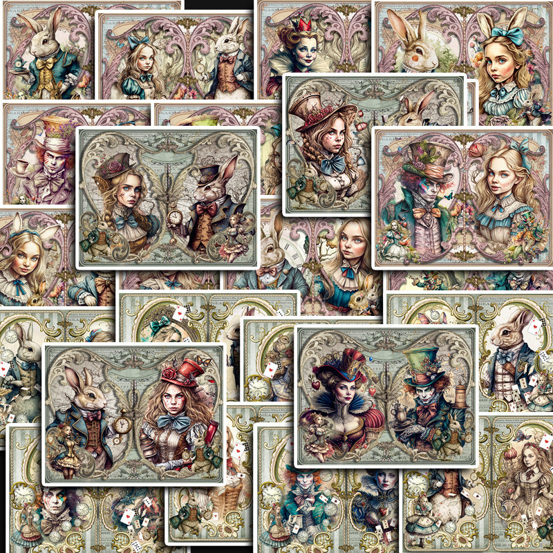 0402 Alice in wonderland sticker -36Pcs each pack