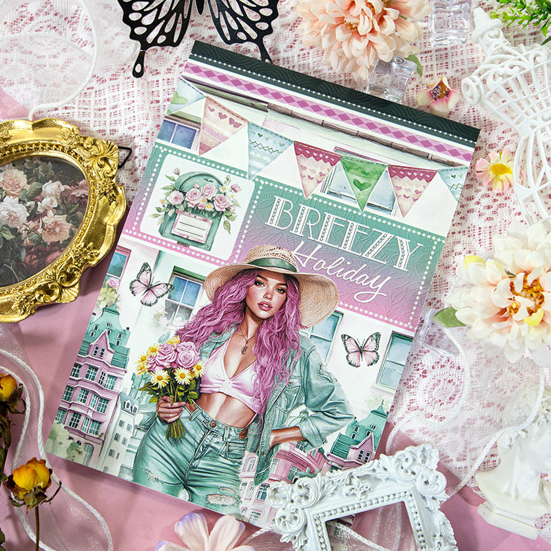 S-512- Breezy holiday Sticker Book -20Pcs each pack