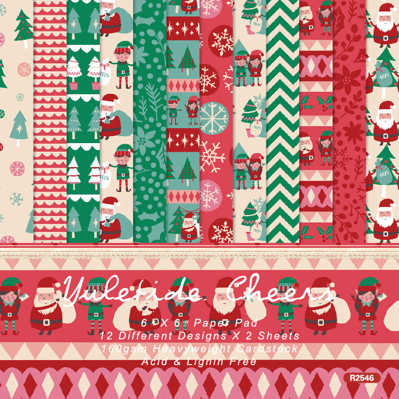 1018 Yuletide cheers paper R2546 -24Pcs each pack