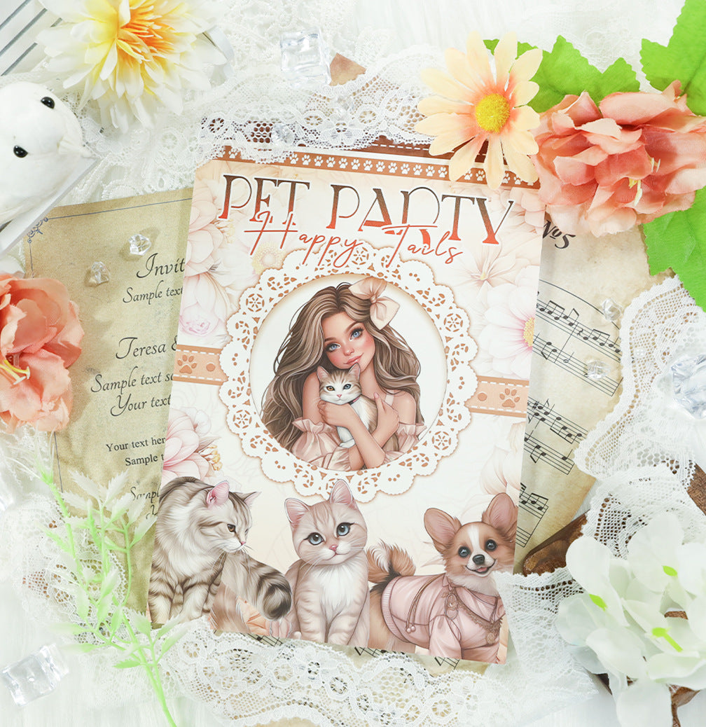 S-570- Pet Party Sticker Book -20Pcs each pack