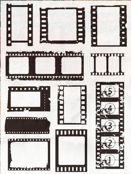0814 Film strip Stamp 15cm*20cm