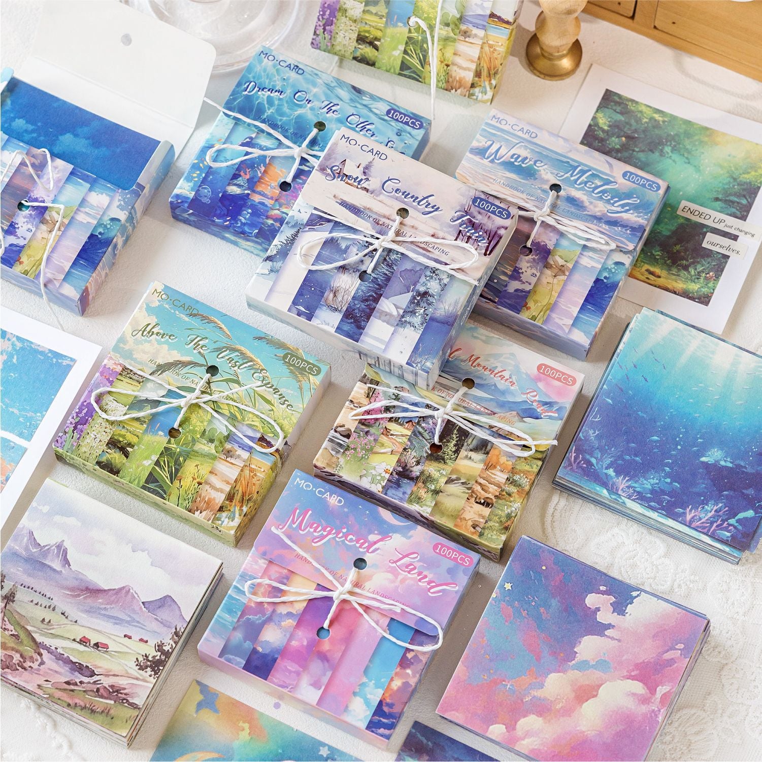 0227 Handbook of natural landscaping Series Paper -100Pcs each pack