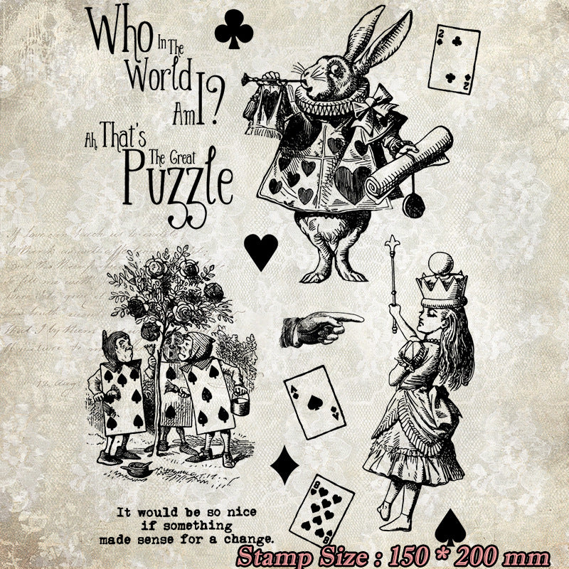 0510 Alice in wonderland Clear Stamp