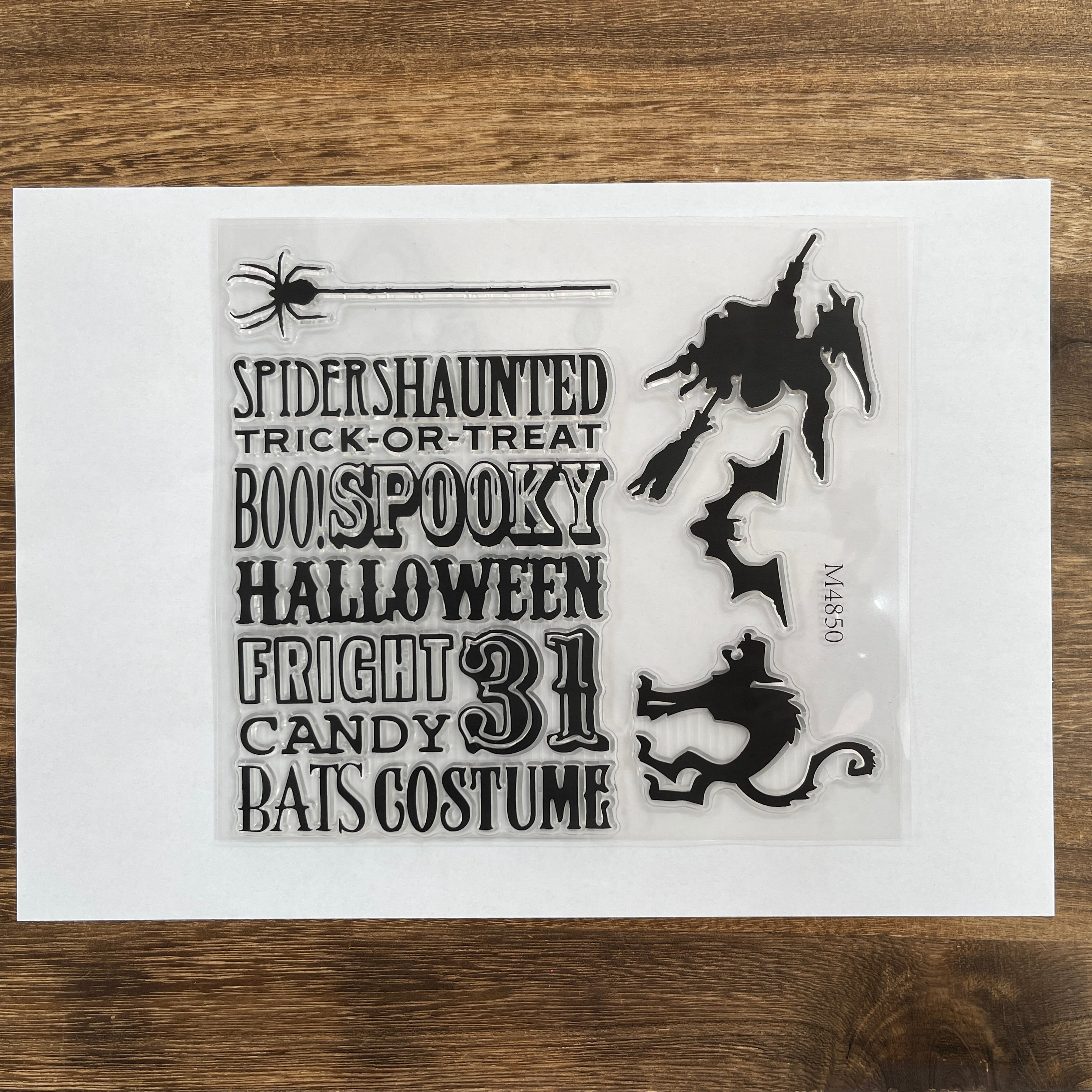 1202 Halloween Clear Stamp 17.8cm*19.8cm