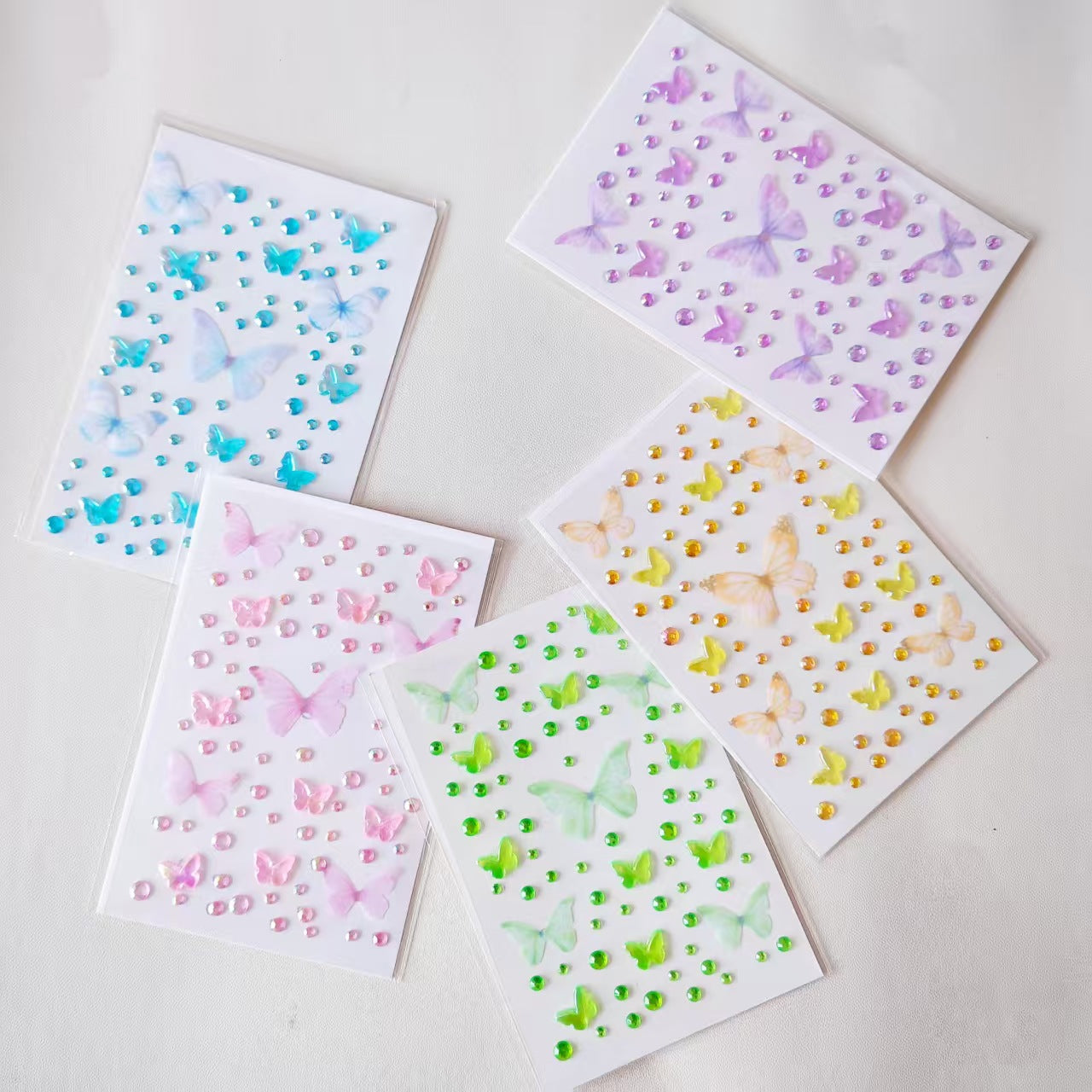 0907 Butterfly Diamond Sticker 1pcs 1pack