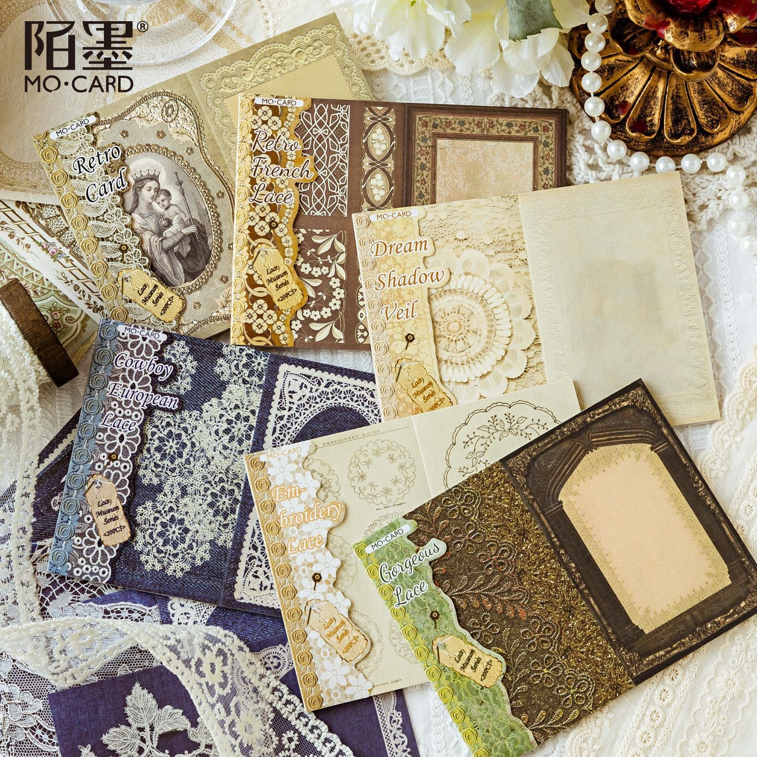 0416 Lace Museum Series Paper -20Pcs each pack