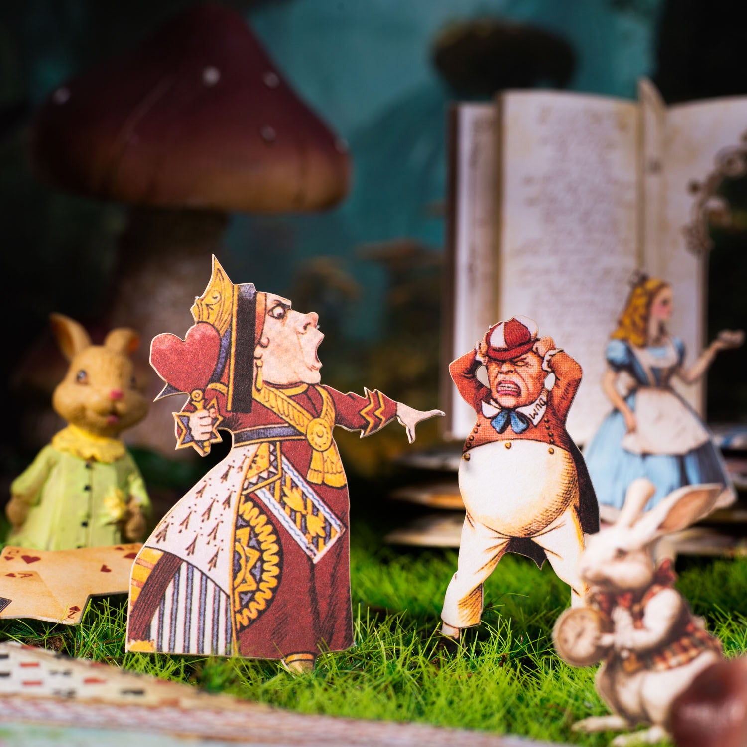 1105 Alice in wonderland card stock sticker + paper