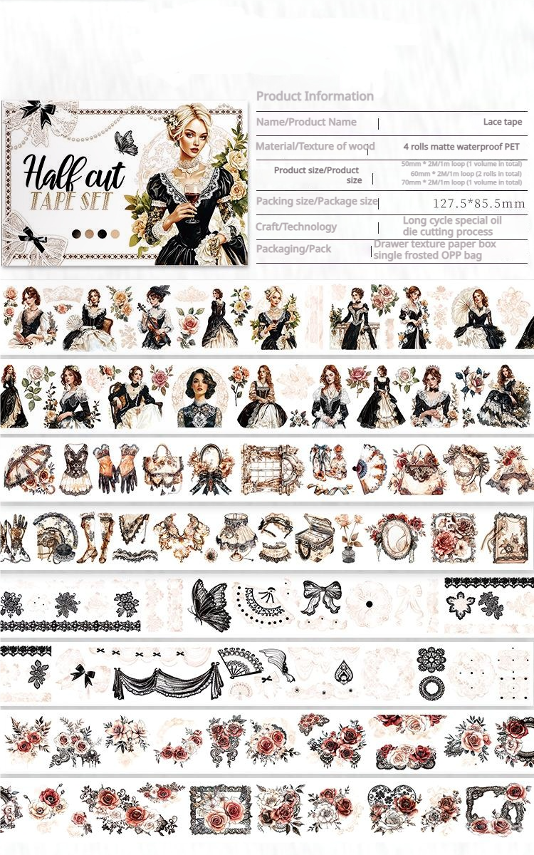 T-127- Lace Tape Set *pre-cut