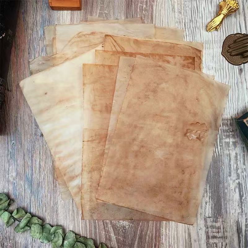 0704 Hand-dyed vellum Paper -10Pcs each pack