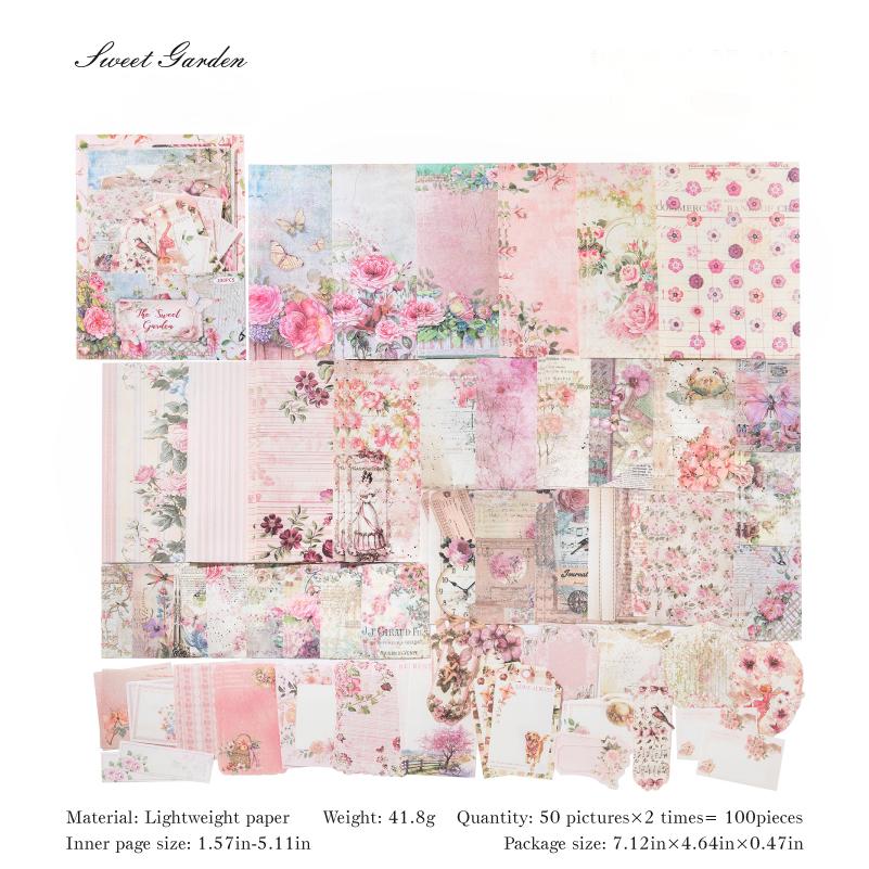 0803 Vintage plant Mixed pack -100Pcs each pack