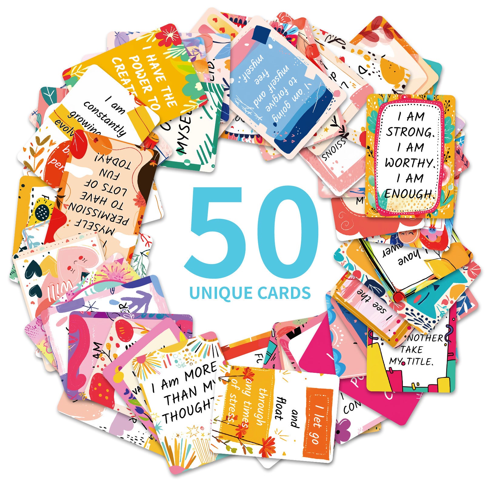 0621 Motivational text ATC card 50pcs