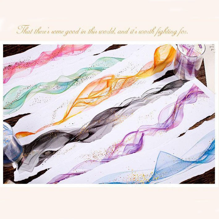 0311 Flowing gold Series PET Tape -5cm*2m