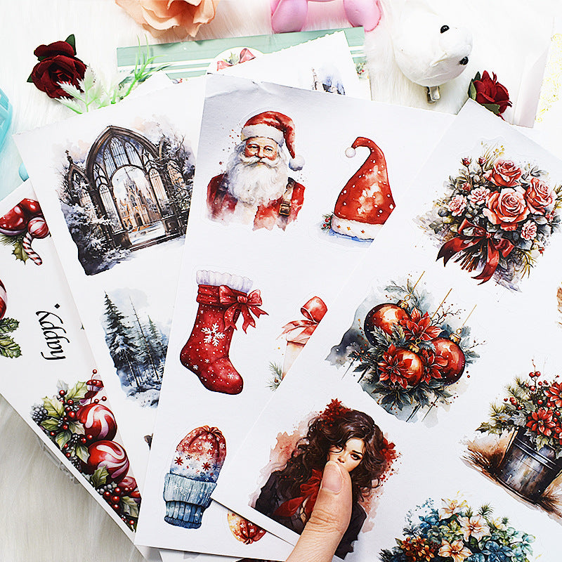 1209 S-1490 Winter blessing Sticker Book -20Pcs each pack