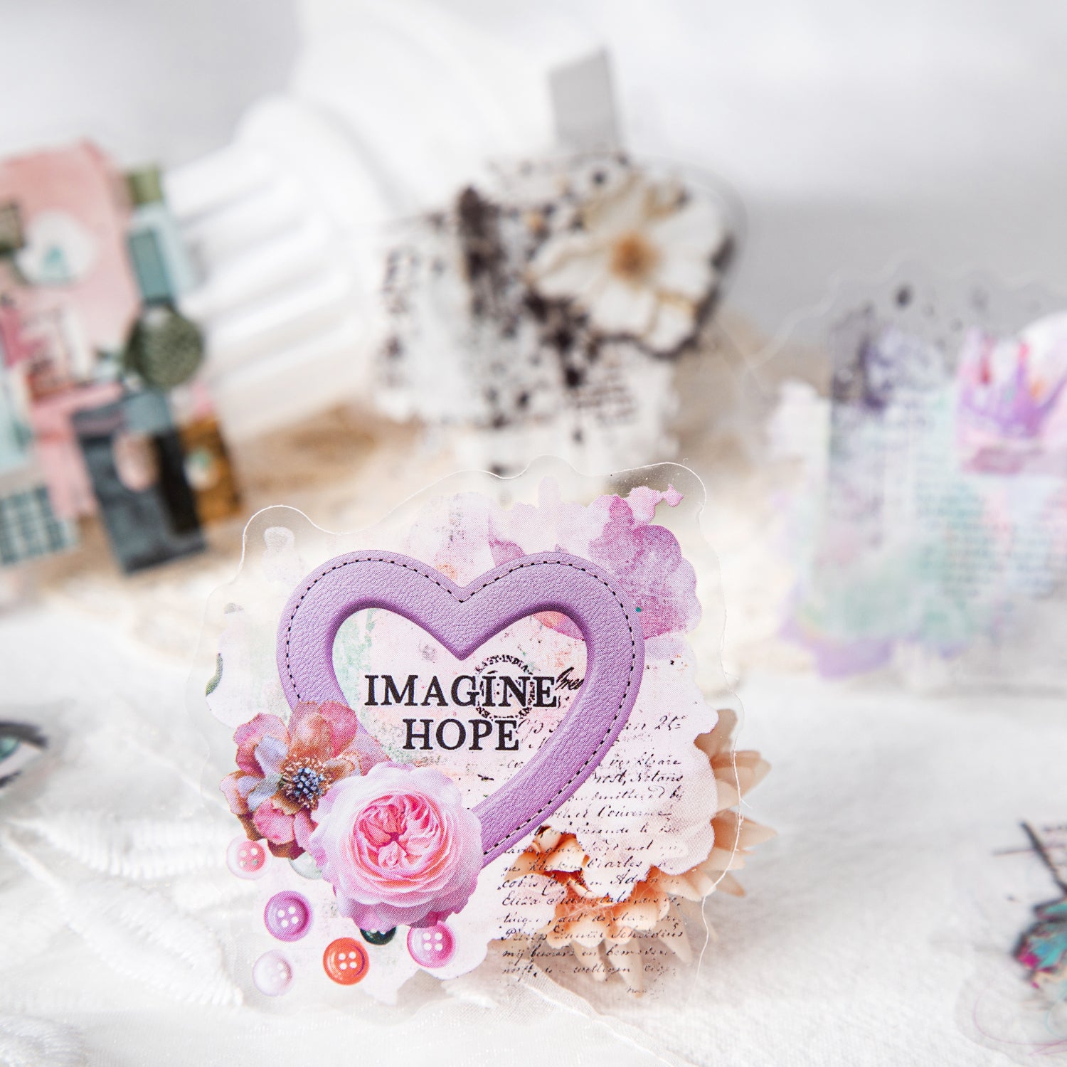 1111 Fragmentary diary PET sticker -15Pcs each pack