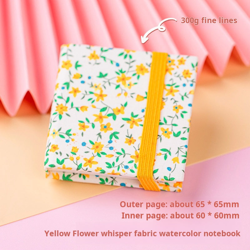 0829 Mini square watercolor book